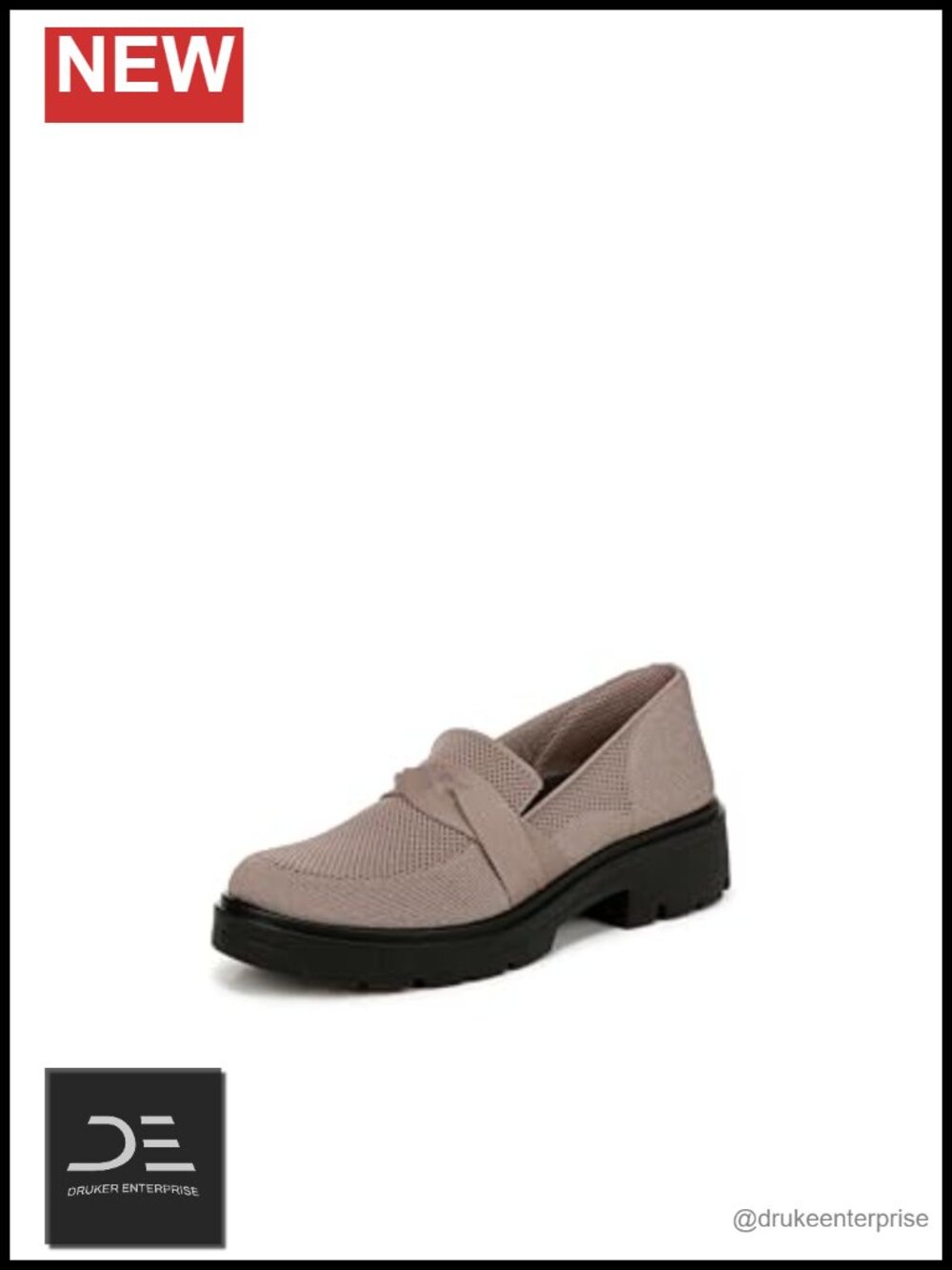 Bzees Muse Bow Women's Chunk Loafer Slip-On Lug Sole Comfort Shoes